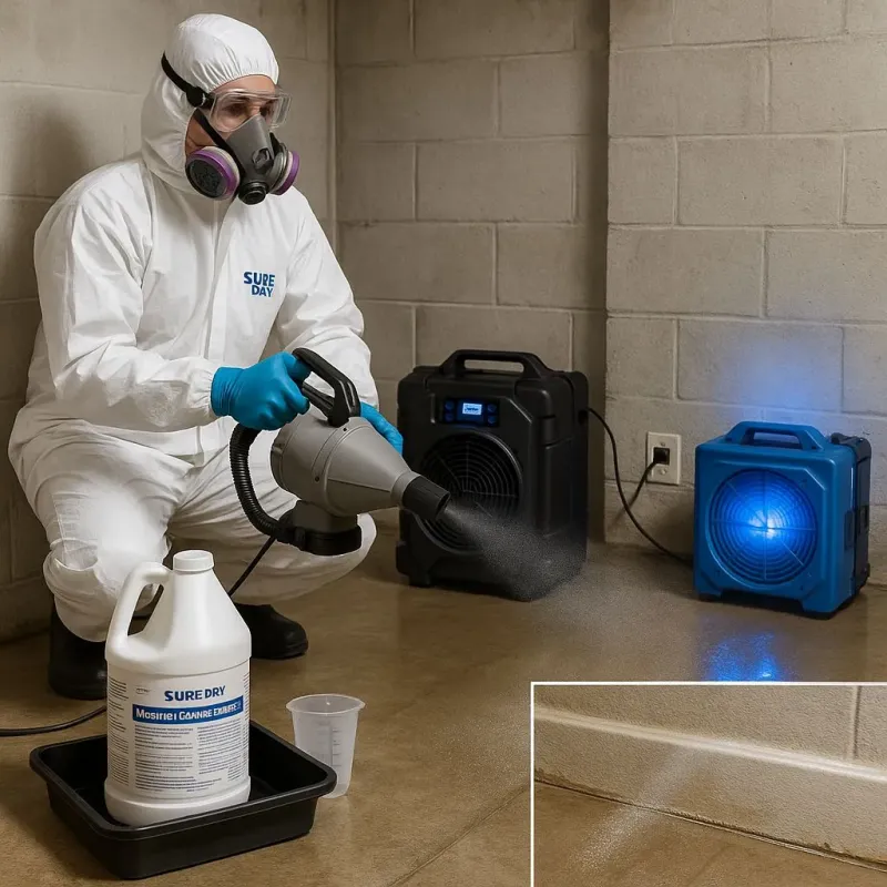 Sanitization and Odor Removal process in Rosemount, OH